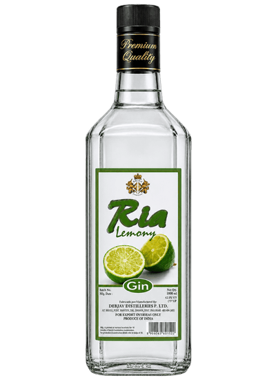 Ria Lemony Refreshing Craft Gin 1000 ml